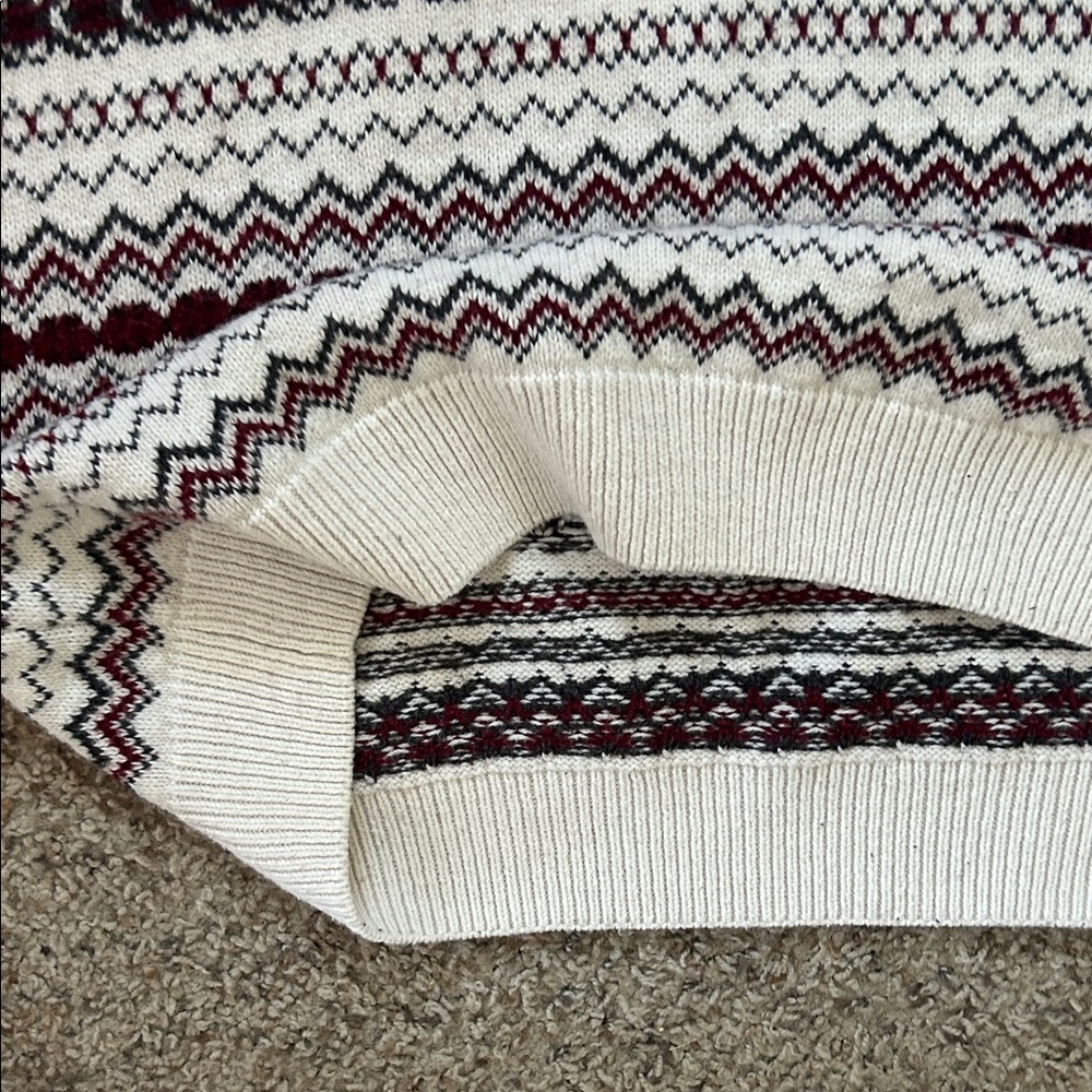 Vintage Thick Patterned Sweater - Picture 6 of 13